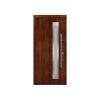 Alu-Stahlhaustür 'ISOPRO IP 780S' eichefarben dunkel rechts 110 x 210 cm