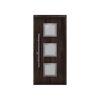 Alu-Stahlhaustür 'ISOPRO IPS 010' Night Oak links 110 x 210 cm