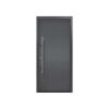 Alu-Stahlhaustür 'ISOPRO Secur IPS 010' anthrazit metallic links 110 x 210 cm