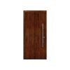 Alu-Stahlhaustür 'ISOPRO Secur IPS 010' eichefarben dunkel rechts 110 x 210 cm