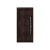 Alu-Stahlhaustür 'ISOPRO Secur IPS 010' Night Oak rechts 110 x 210 cm