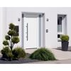 Alu-Stahlhaustür 'ISOPRO Secur IPS 015' verkehrsweiß links 110 x 210 cm
