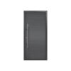 Alu-Stahlhaustür 'ISOPRO Secur IPS 015' anthrazit metallic links 110 x 210 cm