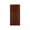 Alu-Stahlhaustür 'ISOPRO Secur IPS 015' eichefarben dunkel rechts 110 x 210 cm