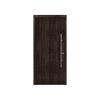 Alu-Stahlhaustür 'ISOPRO Secur IPS 015' Night Oak rechts 110 x 210 cm