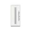 Alu-Stahlhaustür 'ISOPRO Secur IPS 015' verkehrsweiß rechts 110 x 210 cm