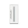 Alu-Stahlhaustür 'ISOPRO Secur IPS 020S' verkehrsweiß links 110 x 210 cm