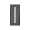 Alu-Stahlhaustür 'ISOPRO Secur IPS 020S' anthrazit metallic rechts 110 x 210 cm