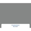 Alu-Stahlhaustür 'ISOPRO Secur IPS 410S' graualuminium rechts 110 x 210 cm