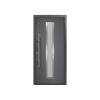 Alu-Stahlhaustür 'ISOPRO Secur IPS 020S' anthrazit metallic links 110 x 210 cm