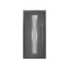 Alu-Stahlhaustür 'ISOPRO Secur IPS 020S' anthrazit metallic rechts 110 x 210 cm