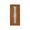 Alu-Stahlhaustür 'ISOPRO Secur IPS 410S' Golden Oak links 110 x 210 cm