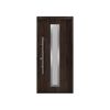 Alu-Stahlhaustür 'ISOPRO Secur IPS 410S' Night Oak links 110 x 210 cm