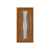 Alu-Stahlhaustür 'ISOPRO Secur IPS 410S' Golden Oak rechts 110 x 210 cm
