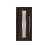 Alu-Stahlhaustür 'ISOPRO Secur IPS 020S' Night Oak rechts 110 x 210 cm