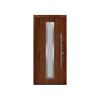 Alu-Stahlhaustür 'ISOPRO Secur IPS 020S' eichefarben dunkel rechts 110 x 210 cm