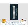 Alu-Stahlhaustür 'ISOPRO Secur IPS 770S' anthrazitgrau rechts 110 x 210 cm