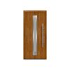 Alu-Stahlhaustür 'ISOPRO Secur IPS 770S' Golden Oak rechts 110 x 210 cm