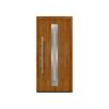 Alu-Stahlhaustür 'ISOPRO Secur IPS 780S' Golden Oak links 110 x 210 cm