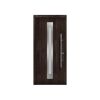 Alu-Stahlhaustür 'ISOPRO Secur IPS 780S' Night Oak rechts 110 x 210 cm