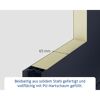 Alu-Stahlhaustür 'ISOPRO Secur IPS 780S' ral 9006 weißaluminium links 110 x 210 cm
