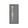 Alu-Stahlhaustür 'ISOPRO Secur IPS 770S' graualuminium links 110 x 210 cm