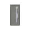 Alu-Stahlhaustür 'ISOPRO Secur IPS 770S' graualuminium rechts 110 x 210 cm