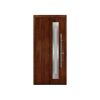 Alu-Stahlhaustür 'ISOPRO Secur IPS 770S' eichefarben dunkel rechts 110 x 210 cm