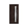 Alu-Stahlhaustür 'ISOPRO Secur IPS 770S' Night Oak rechts 110 x 210 cm