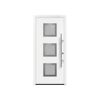 Alu-Stahlhaustür 'ISOPRO Secur IPS 780S' verkehrsweiß rechts 110 x 210 cm