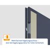 Alu-Stahlhaustür 'ISOPRO Secur IPS 780S' anthrazit metallic rechts 110 x 210 cm