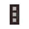 Alu-Stahlhaustür 'ISOPRO Secur IPS 810S' Night Oak rechts 110 x 210 cm