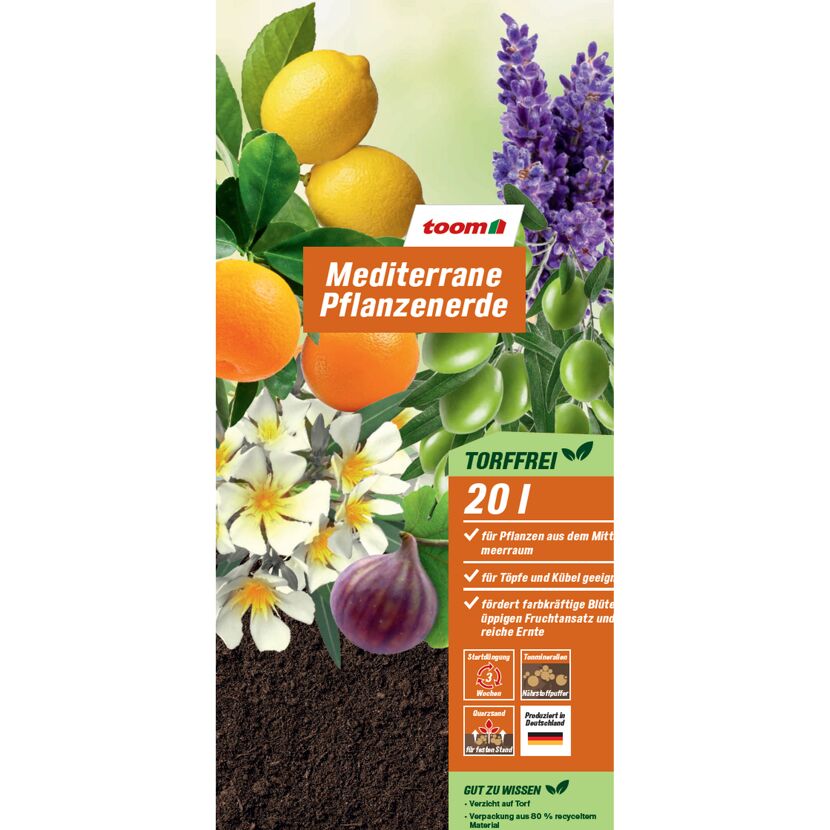 Mediterrane Erde torffrei 20 l
