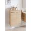 Midischrank 'B.Style' 60,2 x 82,6 x 32 cm Sandeiche mit Wäschekorb