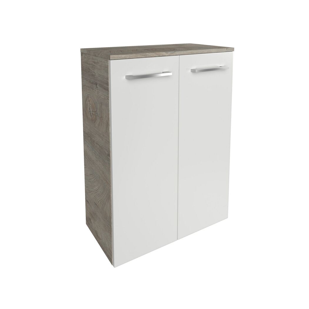 Midischrank 'B.Style' in Nature Oak und Weiß