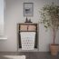 Midischrank 'B.Style' 60,2 x 82,6 x 32 cm Nature Oak mit Wäschekorb