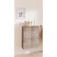 Midischrank 'B.Style' 60,2 x 82,6 x 32 cm Nature Oak mit Wäschekorb
