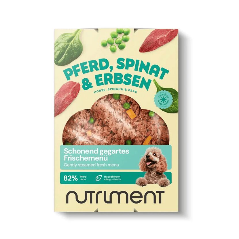 Hundenassfutter 'Frischemenü' Pferd 400 g