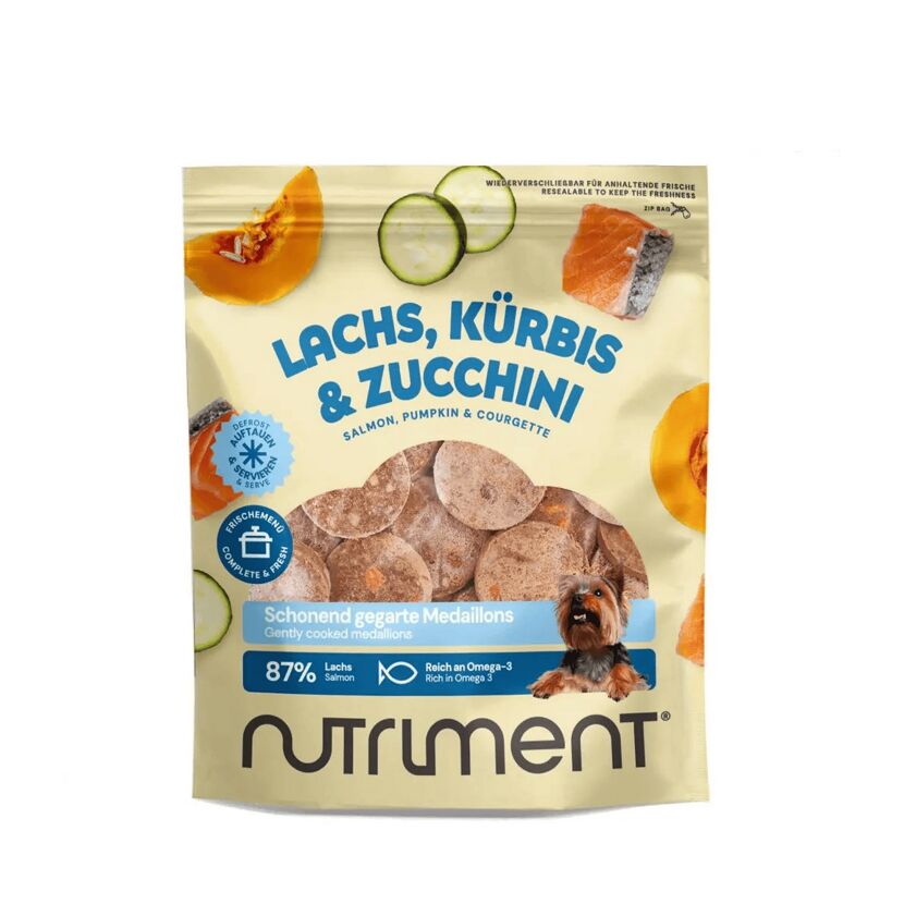 Hundenassfutter 'Frischemenü Medaillons' Lachs 800 g