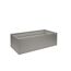 Hochbeet 'HochBeet' midi 2 x 1 m quarzgrau-metallic