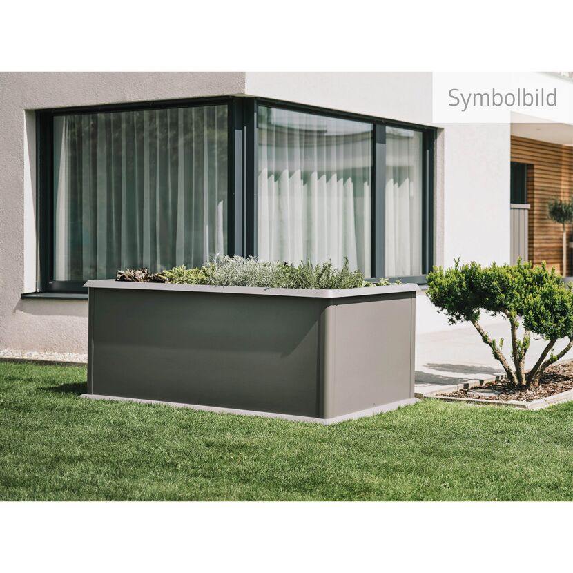 Hochbeet 'HochBeet' mini 2 x 1 m quarzgrau-metallic