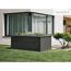 Hochbeet 'HochBeet' mini 2 x 1 m dunkelgrau-metallic