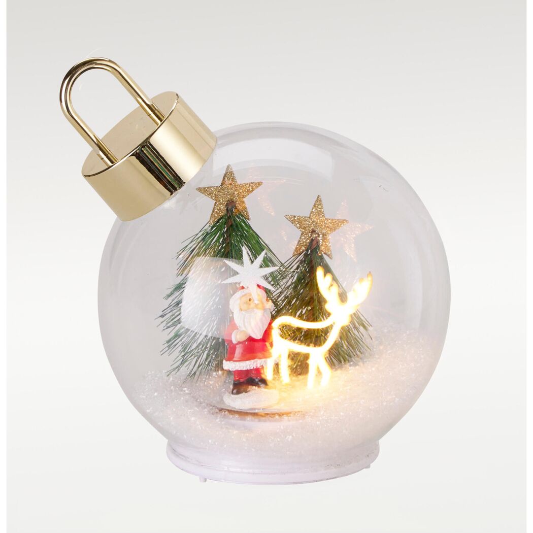 LED-Christbaumkugel Ø 15 cm 3 Designs sortiert
