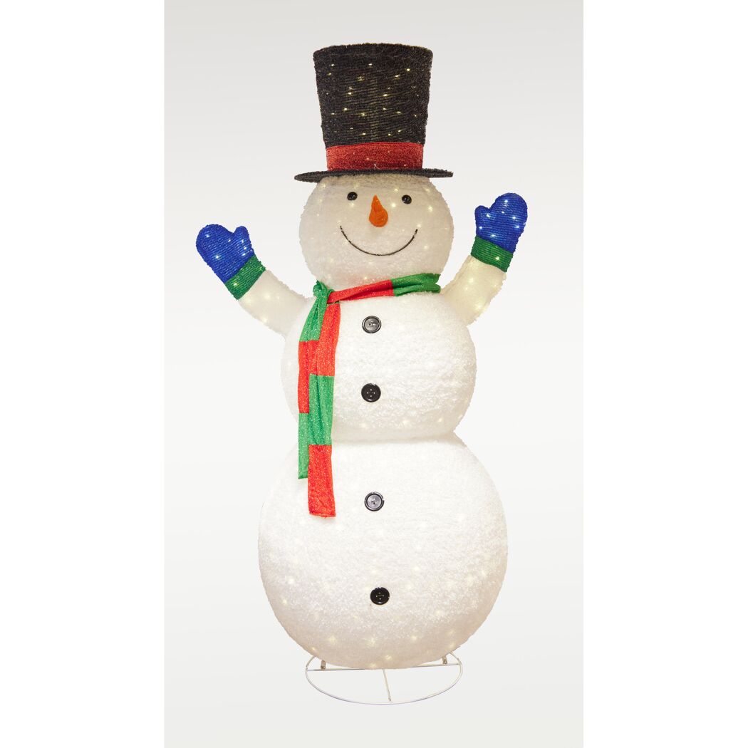 LED-Dekofigur Schneemann 240 cm