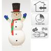 LED-Dekofigur Schneemann 240 cm
