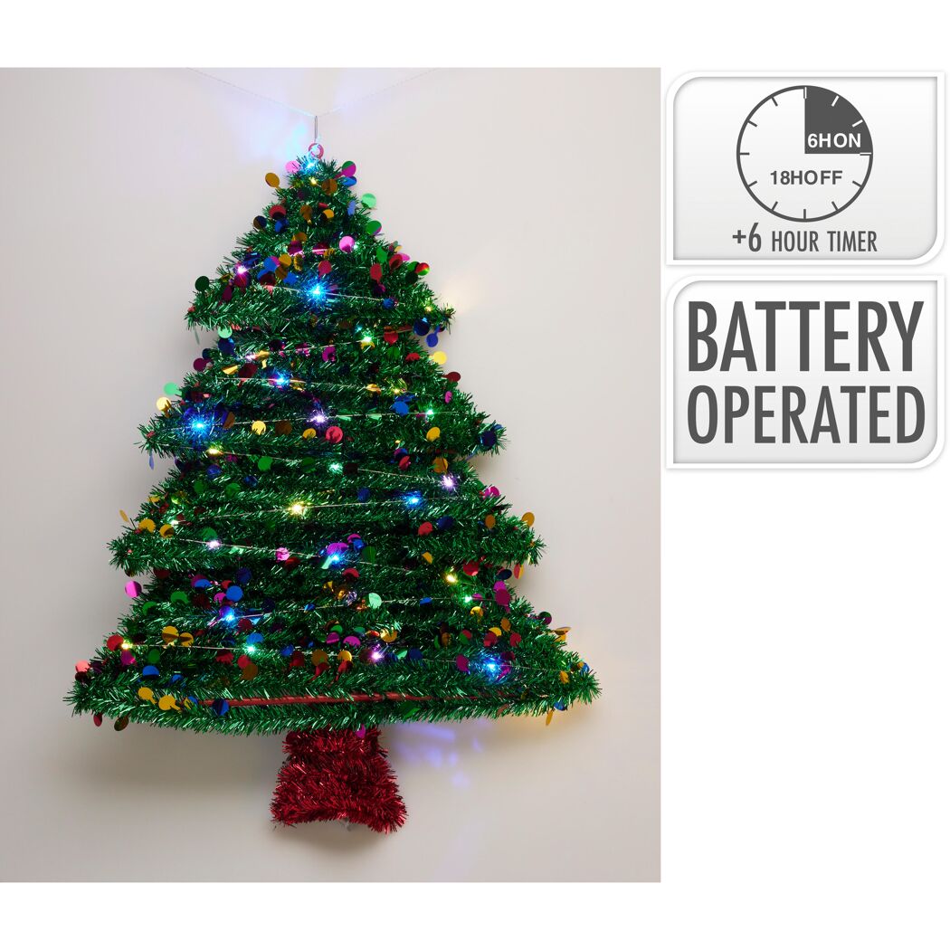LED-Dekofigur Weihnachtsbaum 30 LEDs 43 x 57 cm