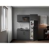 Küchenzeile 'Oliver' mit E-Geräten grau 160 cm