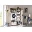 Aufsatzschrank grau 65 x 48 x 65,1 cm