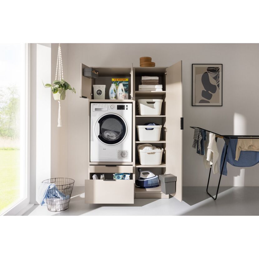 Aufsatzschrank grau 65 x 48 x 65,1 cm