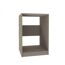 Waschmaschinenumbauschrank grau 65 x 98,2 x 65,1 cm